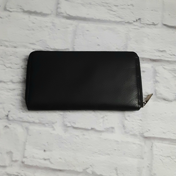 Lafayette collection black leather zip wallet - Picture 1 of 11